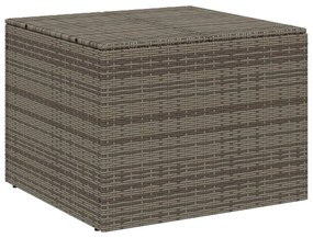 szürke polyrattan kerti tárolóláda 291 L