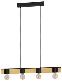 Eglo 43902 - Csillár zsinóron BAILRIGG 4xE27/40W/230V