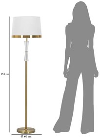 Kristály állólámpa ø 40x153cm