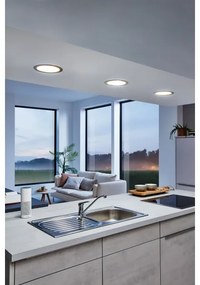 Eglo 31744 - LED fényerőszabályozható fürdőszobai lámpatest FUEVA-Z 10,5W/230V IP44 fekete