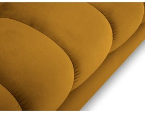 Bali sárga bársony sarokkanapé, bal oldali - Cosmopolitan Design