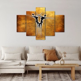 Festmény képe egy táncoló párról (150x105 cm)