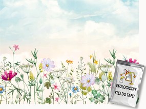 Fotótapéta Flizelina Természet Kert Rét Színes Virágok Tavasz 400x280 ragasztó