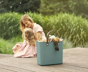 ROTHO ALBULA MŰANYAG BEVÁSÁRLÓ TÁSKA, 25 L - ZÖLD (Méret: 40 x)