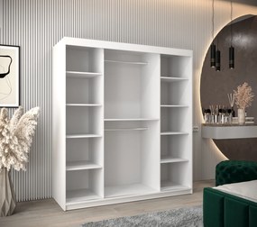 Ruhásszekrény 180 cm Verika 1 180 (fehér + artisan tölgy). 1063715