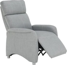 Állítható fotel, szürke szövet, FOREST