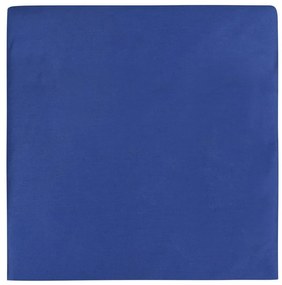 Sötétkék egyszemélyes pamut-szatén ágyneműhuzat 140x200 cm – Mijolnir