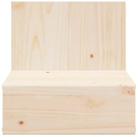 Éjjeli asztal fiókkal Barna 42 x 32.5 x 40 cm Tömör fenyőfa
