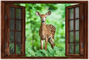 Poszterek 120x80 Szarvas az erdőben Erdő