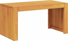 vidaXL Oldal asztal Olaj Természetes 70 x 35 x 35 cm Tömör Akácfa