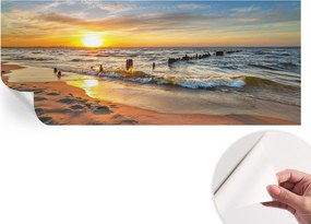 Design fali fotótapéta öntapadós tengerpart nyugat 250x104 cm