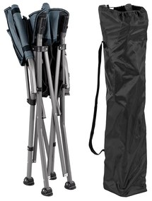 Leziter Comfort karfás horgász szék pohártartóval kék