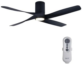 Lucci air 213351 - LED Dimmelhető ventilátor RIVIERA 1xGX53/12W/230V fekete + távirányító