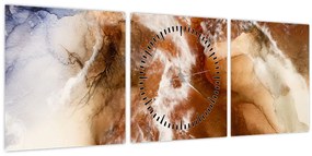 Kép - Márvány absztrakció (órával) (90x30 cm)