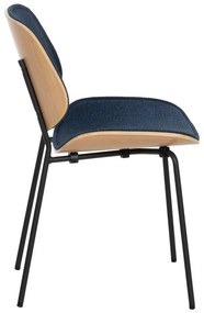 Sötétkék étkezőszék szett 2 db-os Elio – Ixia