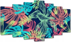 Monster festmények 140x80 Levelek színben