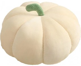 PUMPKIN sütőtök formájú ülőpárna 55 cm, krémszínű