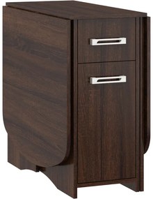Széthúzható étkezőasztal Elston X (sötét szonoma tölgy) (4 6 fő részére). 1051407