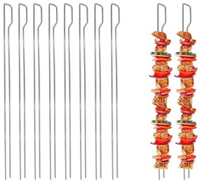 DELANO BBQ Grilltűk, hossz 30 cm - SZETT, 8db