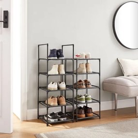 Cipőtartó ALVORO fekete