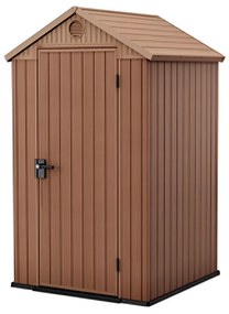 Darwin 4x4 műanyag kerti ház barna