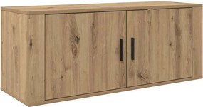 vidaXL Fali TV Szekrény Artisan tölgy 100 x 34,5 x 40 cm Faanyag