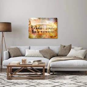 Kép - Digitális festészet, Colosseum, Róma, Olaszország (üvegen) (70x50 cm)