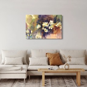 Kép - fehér magnólia, festmény (90x60 cm)