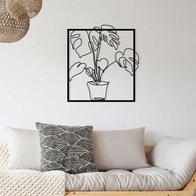 Store fém fali dekoráció, 49×53 cm