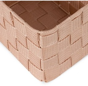 Compactor TEX fiókos tároló szervező, 19 x 14 x 13 cm, magas, rózsaszínű