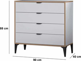 Arden 4 - White