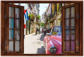Poszterek 120x80 Kubai taxi