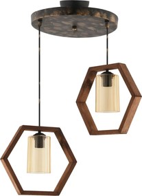 Hexagon Double Dark G Glass