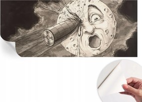 Design fali fotótapéta öntapadós űr ütközés 250x104 cm