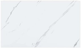 vidaXL Falpolc tárolóval 2 pcs Fehér márvány 40 x 23,5 x 4 cm Faanyag