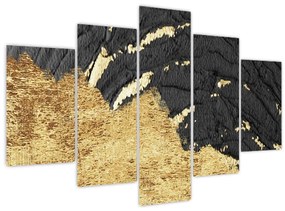 Kép - Arany szerkezet N⁰1 (150x105 cm)