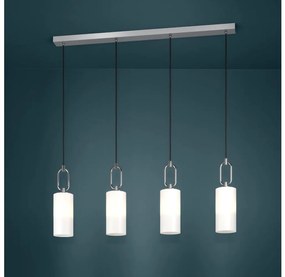 Eglo 390129 - Csillár zsinóron MAJANA 4xE27/40W/230V fényezett króm