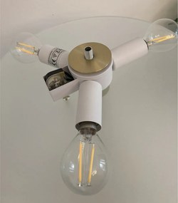 Asztali Lámpa Arany ARTDECO STEP INTO DESIGN MT8872-WHITE