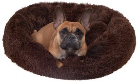 PreHouse Plüss ágy kutyáknak és macskáknak 70 cm - barna