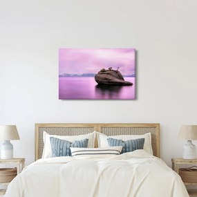 Kő a tengerben képe (90x60 cm)