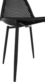 Étkező szék, fekete, TEGRA TYP 2