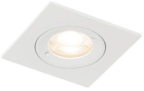 Modern beépített spotlámpa fehér négyzet alakú IP44 - Xena