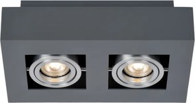 Italux modern spot lámpa casemiro fekete ezüst itxit8002s2-bk/al