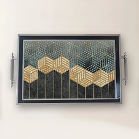 Üveg tálca, 38×24 cm – TPG9845