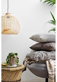 Natúr színű függőlámpa bambusz búrával ø 42 cm Rodi – Bloomingville