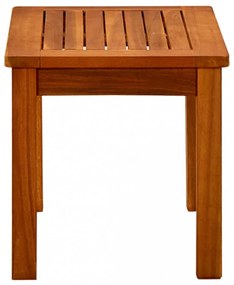 tömör akácfa kerti dohányzóasztal 50 x 35 x 36 cm