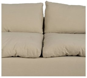 Bézs len kanapé 212 cm – Ixia