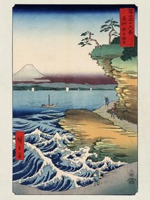 Művészeti nyomat Hokusai - The Coast At Hota In Awa Province, Katsushika Hokusai