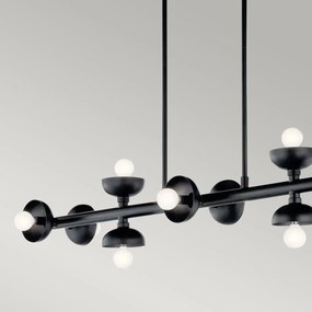 Kichler modern függeszték palta fekete elskl-palta-lp10-bk