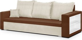 Háromszemélyes kinyitható kanapé SAMI Krém/világosbarna